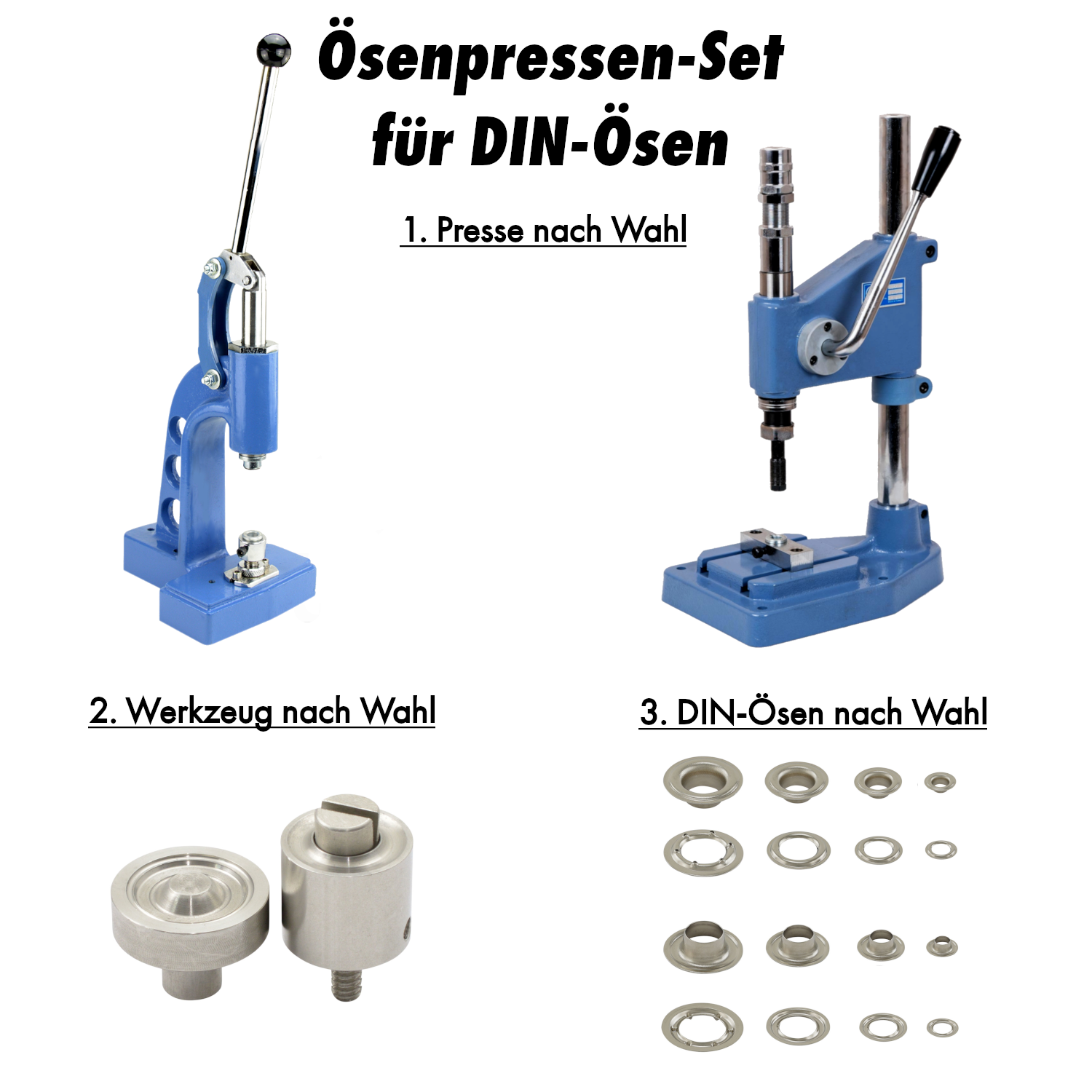 Vario Pressenset DIN Oesen